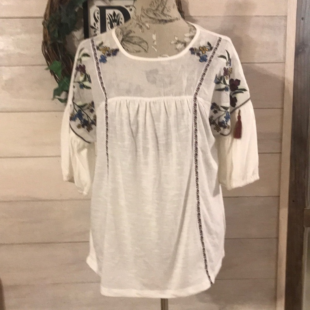 * NWOT Wrangler Flower Top L